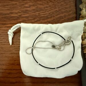 Black and Silver Necklace